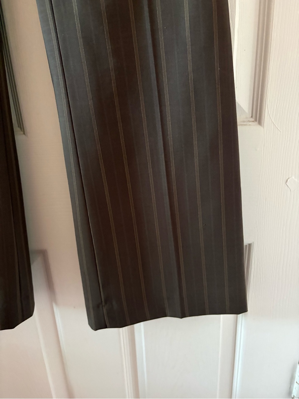 Banana Republic Brown Pinstripe Women's Two-Piece Suit Size 0 - Picture 6 of 16
